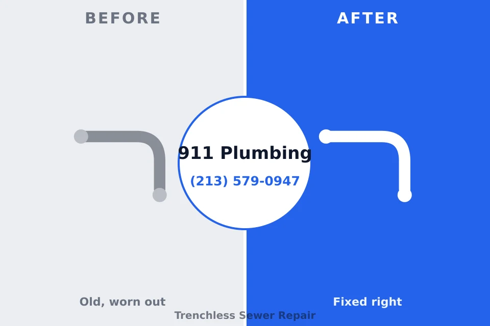 Before and after: plumbing company Cottonwood, AZ